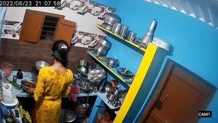 The real ghost CCTV scene that scares me into letting me cook in the kitchen