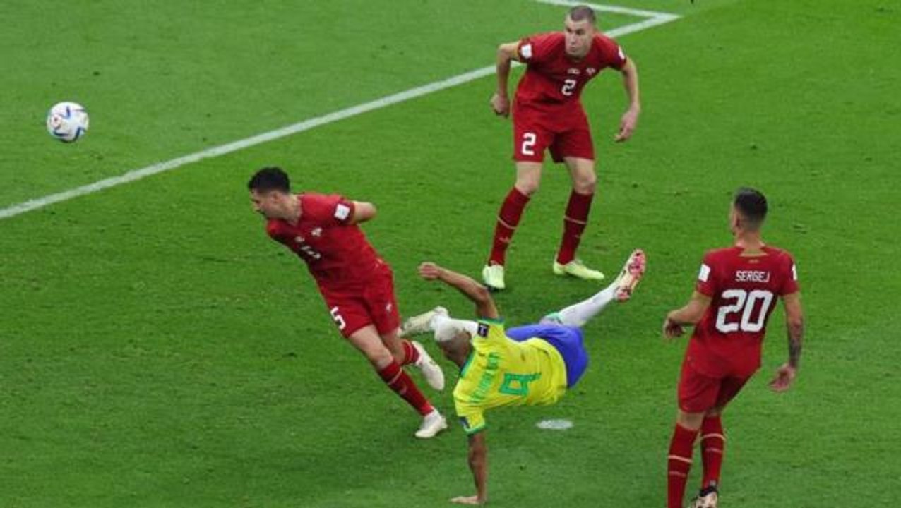 Yok artık Richarlison! Dünya Kupası'nda bundan daha güzel bir gol atılmadı