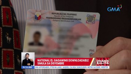 National ID, gagawing downloadable simula Disyembre | UB