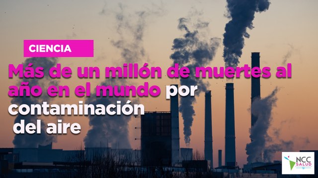 Más de un millón de muertes al año en el mundo por contaminación del aire