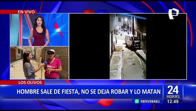 Terrible muerte en Los Olivos: se resistió a robo y asaltantes lo balearon