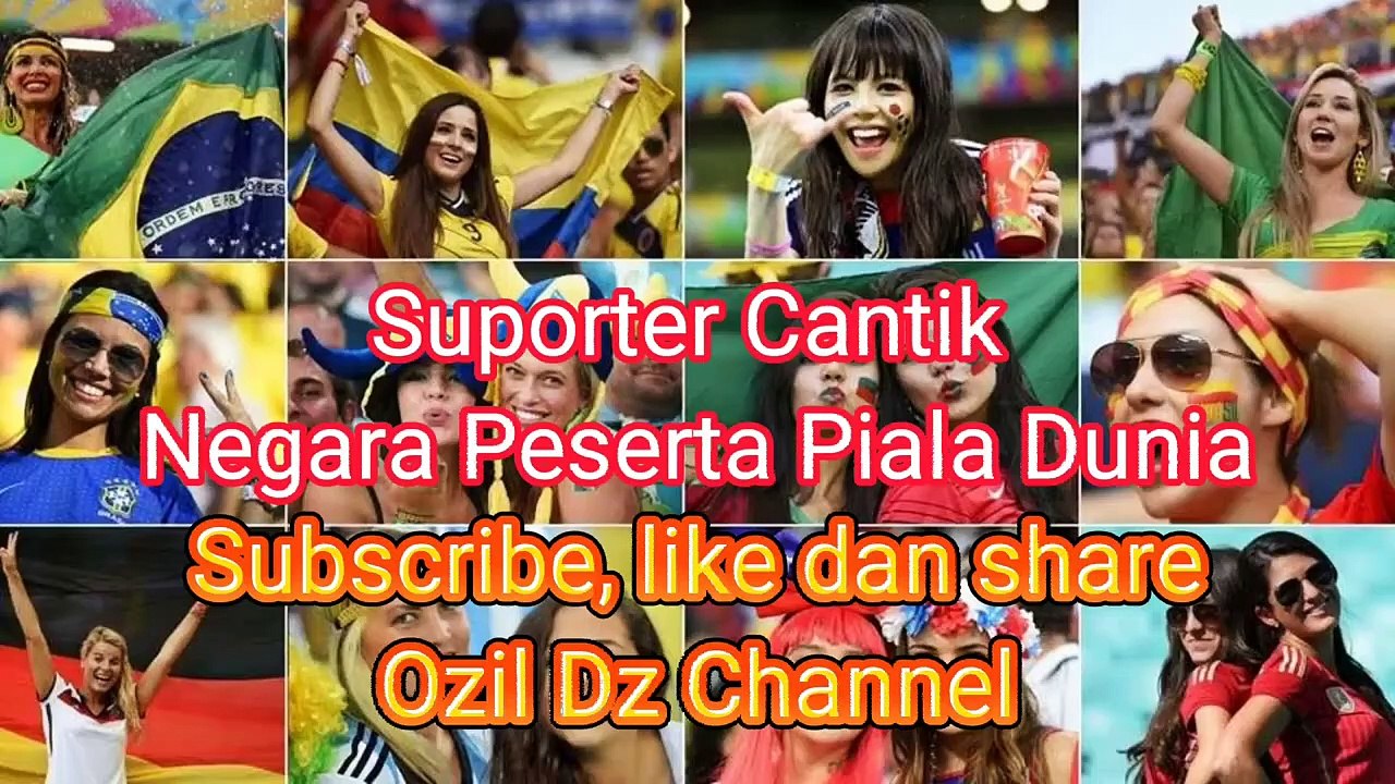 Countries with the Most Beautiful Fans in the World Cup Beautiful Fans Beautiful Supporters