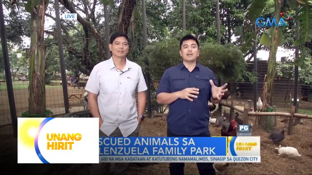Rescued animals kasama ang mga host ng Born to be Wild | Unang Hirit
