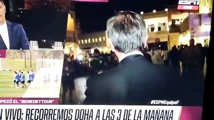 Hinchas mexicanos increparon a Marcelo Benedetto.