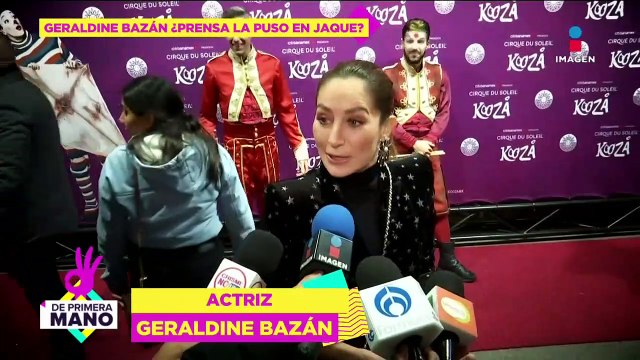 Geraldine Bazán reacciona a supuesta violencia que vive Gabriel Soto con Irina Baeva