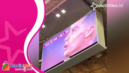 Detik-Detik Raffi Ahmad Merekam Aksi Pinalti Cristian Ronaldo, Keren!