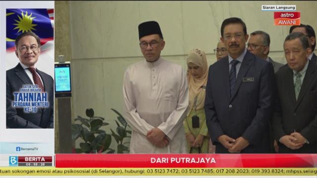 Pasca PRU15 | Datuk Seri Anwar Ibrahim ‘clock in’ secara rasmi hari ini