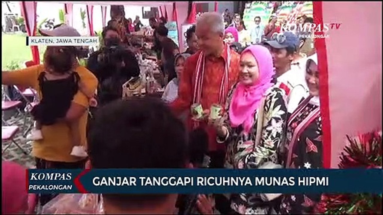 Ganjar Tanggapi Ricuhnya Munas HIPMI