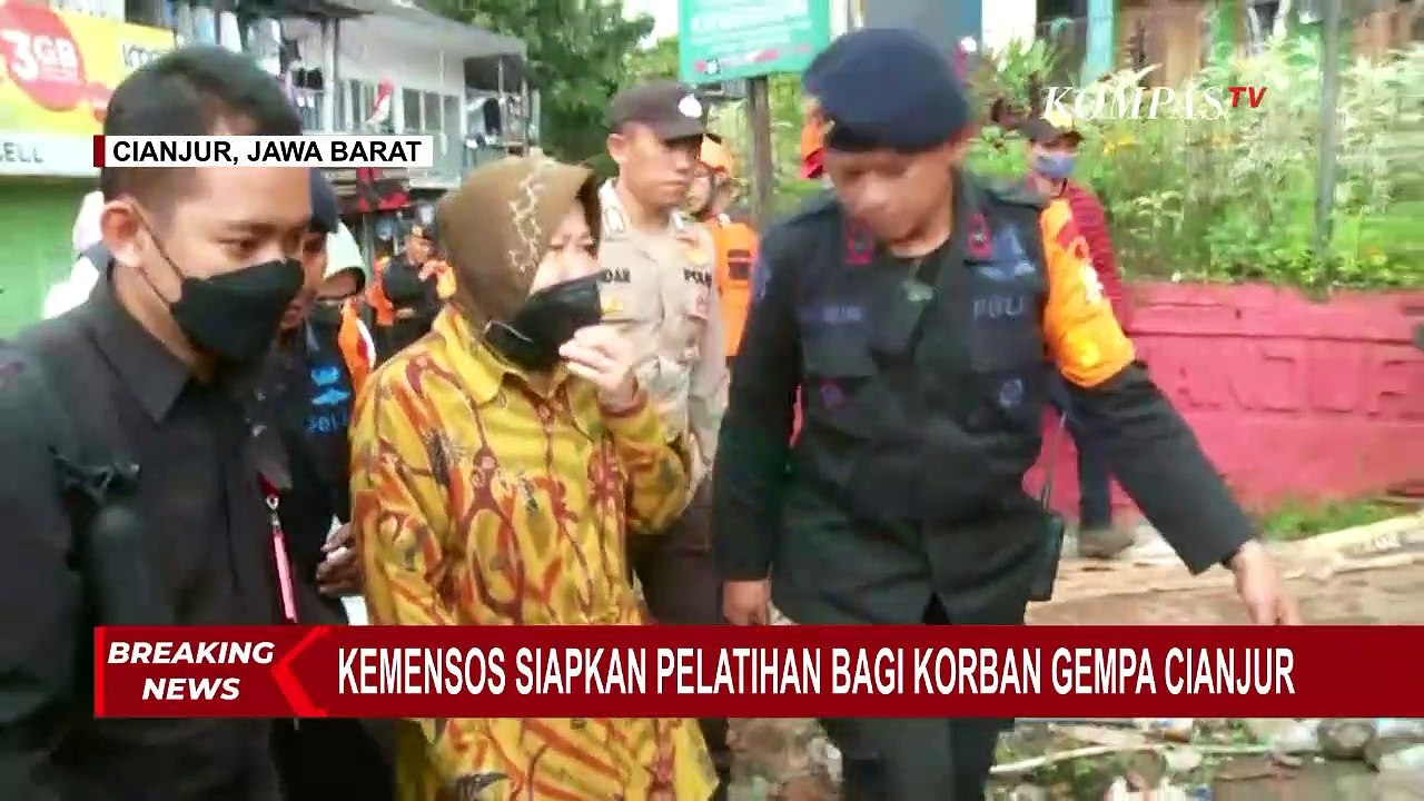 Kemensos Siapkan Pelatihan untuk Korban Gempa Cianjur, Mensos: Saya akan Ajari Buat Bata Tahan Gempa