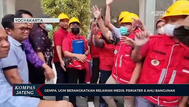 Gempa, UGM Berangkatkan Relawan Medis, Psikiater & Ahli Bangunan
