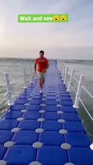 Can you walk and jump on these waves #shorts #viral #shortsvideo #video #innovationhub