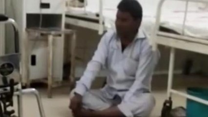 शिवपुरी: जिला अस्पताल में हंगामे बाज वार्ड बॉय का वीडियो हुआ वायरल