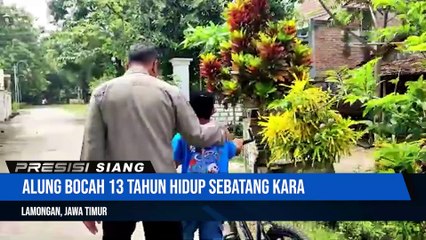 Aipda Purnomo  Kanit Binpolmas Polres Lamongan Menolong Anak Terlantar