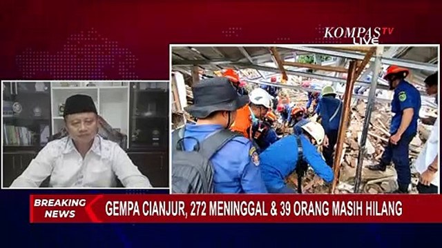 Menteri BUMN, Erick Thohir Tinjau Langsung Posko Pemulihan Trauma Korban Gempa di Cianjur