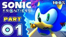 Sonic Frontiers Walkthrough Part 1 ◎ 100% ◎ (PS5, PS4) Kronos Island