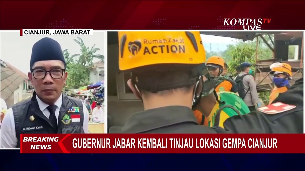 Ridwan Kamil: Persiapan Rekonstruksi Bangunan Usai Gempa Cianjur Akan Dimulai, Pendanaan dari APBN