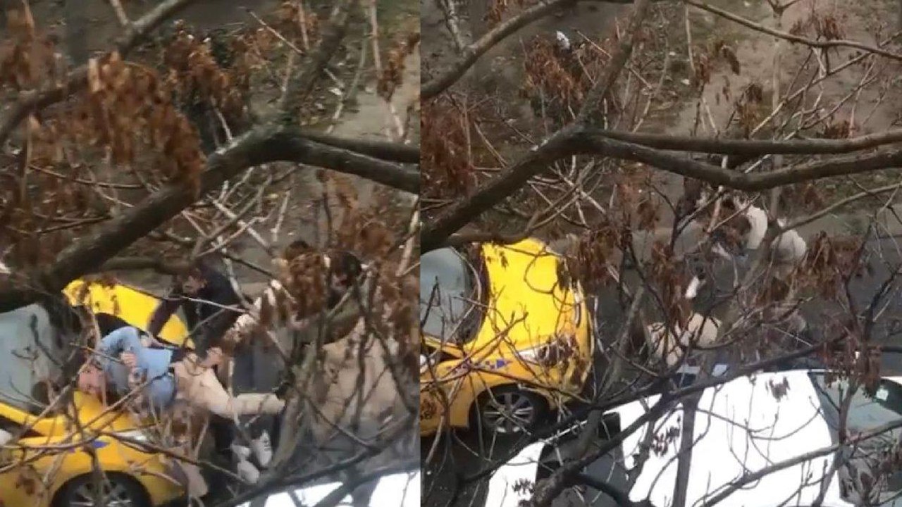 İstanbul’da tekmeli yumruklu yol verme kavgası