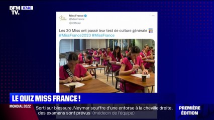 Le choix de Marie - Voici le test de culture générale des candidates au titre de Miss France 2023