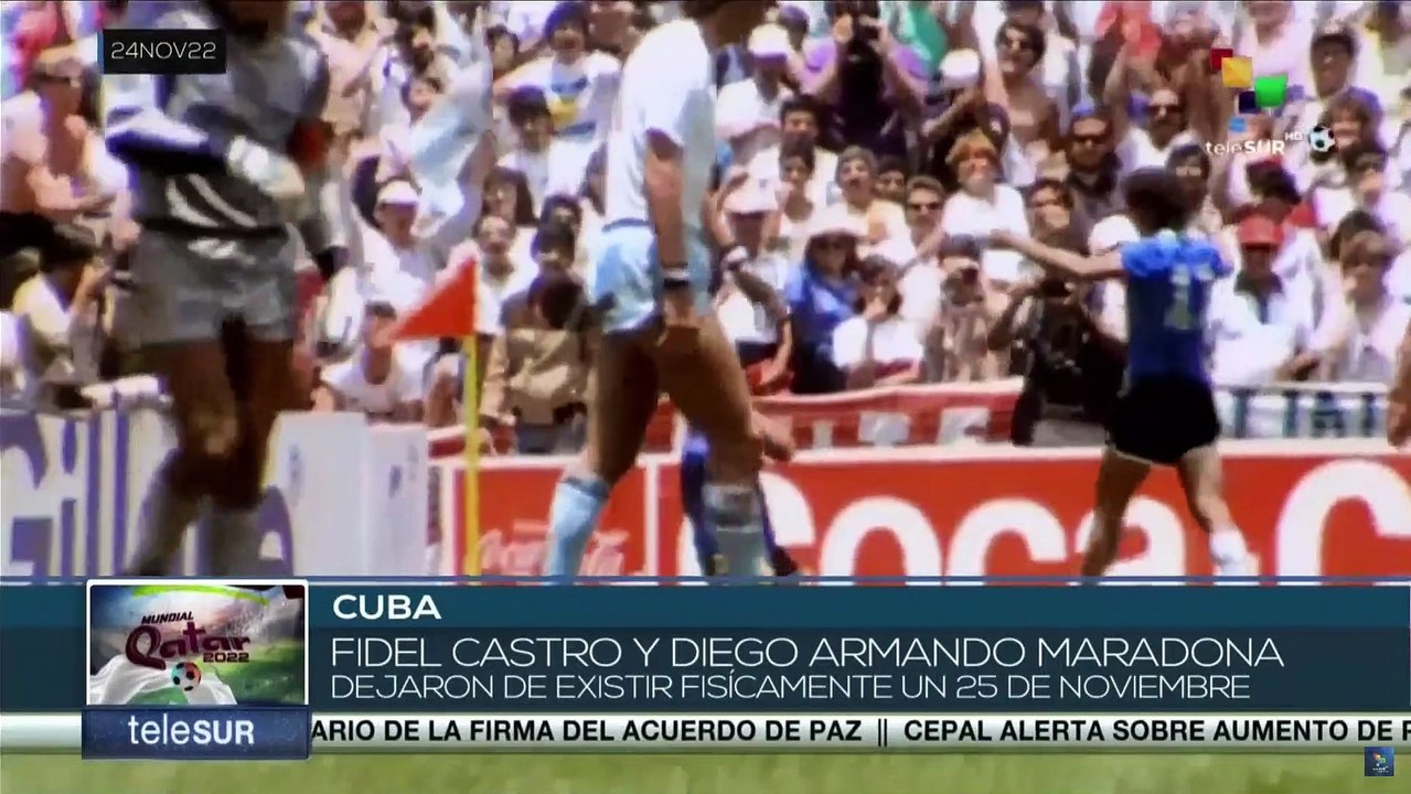 Fidel Castro y Diego Armando Maradona partieron físicamente el 25 de noviembre