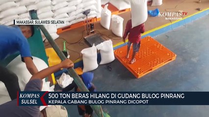 Beras 500 Ton Hilang di Gudang Milik Bulog Sulselbar