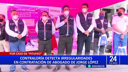 Jorge López: Contraloría detecta irregularidad en pago de abogado para el exministro por caso 'pitufeo'