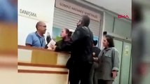 Hasta yakınları hastane görevlilerine saldırdı