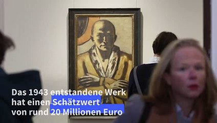 "Selbstbildnis gelb-rosa" von Max Beckmann kommt unter den Hammer