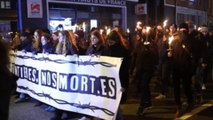 Velas en Dunkerque por los migrantes del Canal a los que nadie quiso salvar