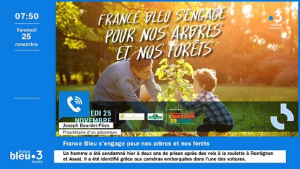 25/11/2022 - Le 6/9 de France Bleu Béarn Bigorre en vidéo