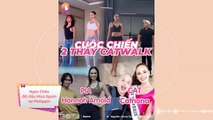 Ngọc Châu đụng độ với Miss Spain ở Philipines: Cuộc chiến ngầm của 2 thầy dạy catwalk cho Cat và Pia