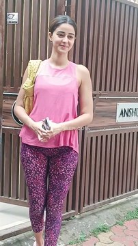 Ananya Panday Spotted After Workout In Bandra