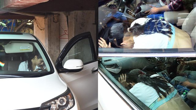 Sara Ali Khan Media से Face Hide करते Video Viral | Boldsky *Entertainment