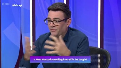 Manchester mayor Andy Burham jokes Matt Hancock is ‘better at Bushtucker trials than clinical trials’