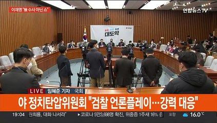 이재명 "검찰, 쇼 해선 안돼"…여 "수사에 응해라"