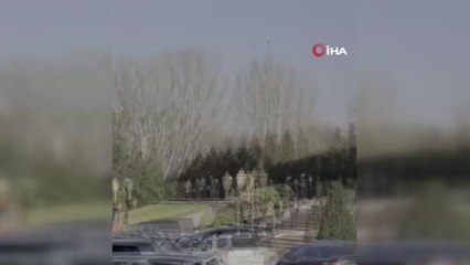 Kırgızistan parlamento binasında yangın