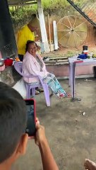 Father Hugging His Wife Makes Dog Jealous