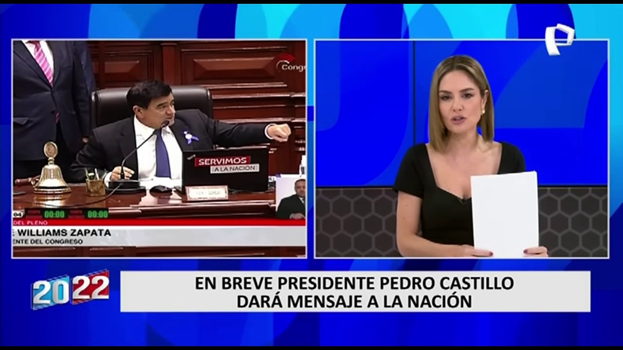 Pedro Castillo brindará mensaje a la Nación en breve tras rechazo de cuestión de confianza