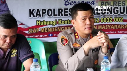 Jelang Nataru Kapolres Simalungun Curhat Bersama Warga di Nagori Sipangan Bolon