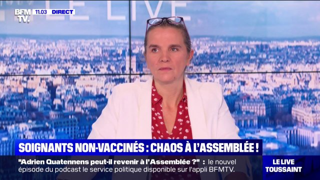 Réintégration des soignants non-vaccinés: Caroline Fiat (députée LFI) juge inadmissible l'obstruction de la majorité