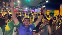 Qatar 2022, i tifosi del Brasile esultano a San Paolo - Video