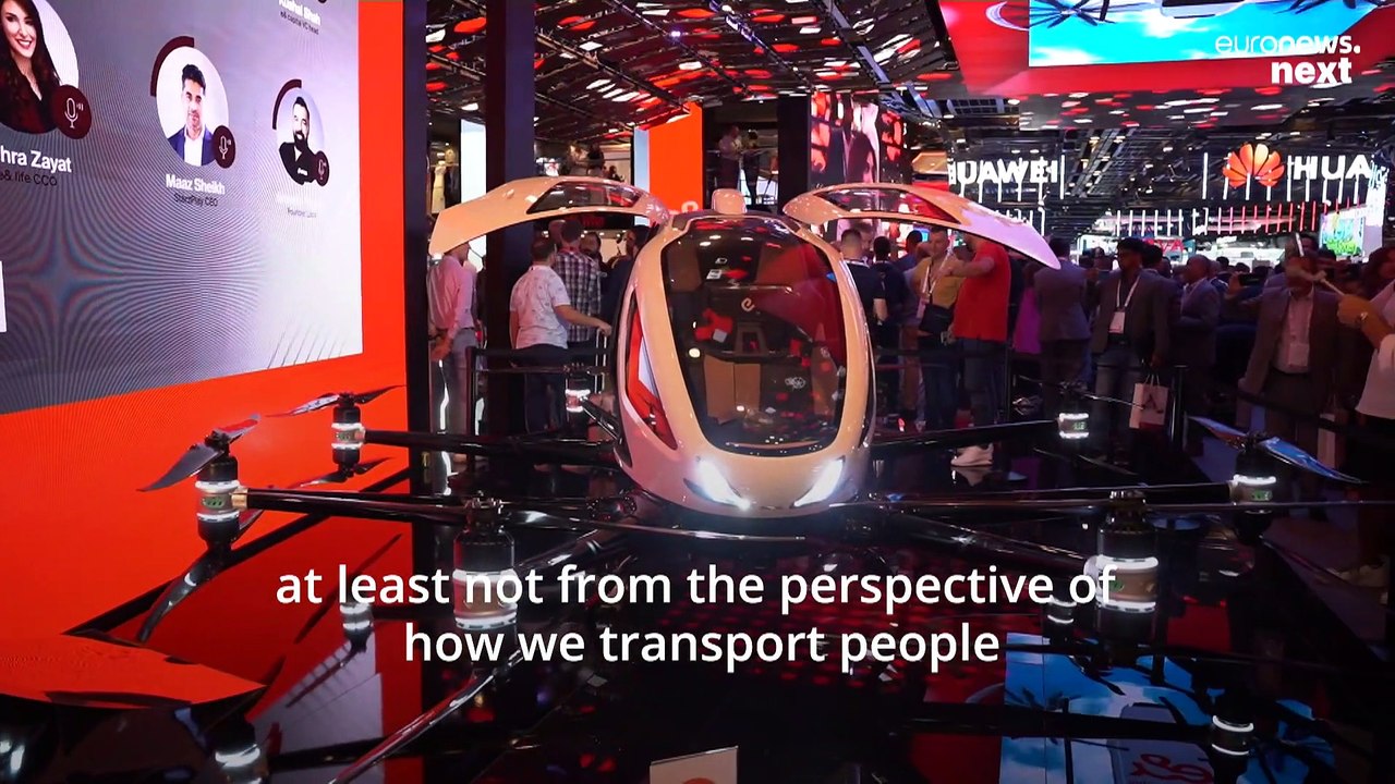 Flying cars… “It's like taking an elevator”
