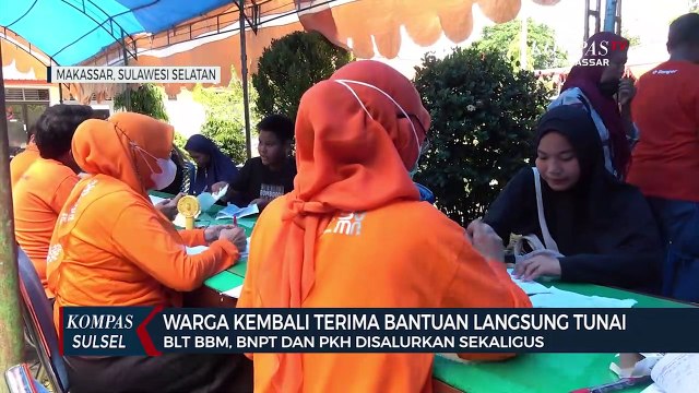 Warga Kembali Terima Bantuan Langsung Tunai BLT BBM, BPNT dan PKH
