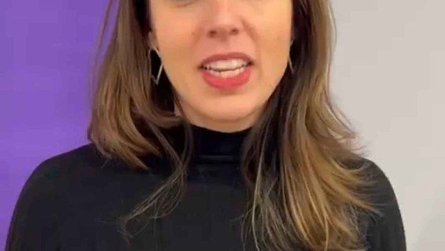 La ministra de Igualdad, Irene Montero, en un vídeo enviado a los militantes de Podemos en Murcia.
