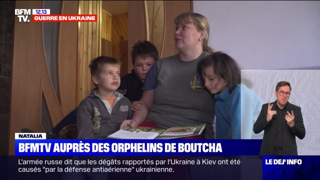 Ukraine: deux frères orphelins originaires de Boutcha ont trouvé refuge dans cette famille ukrainienne
