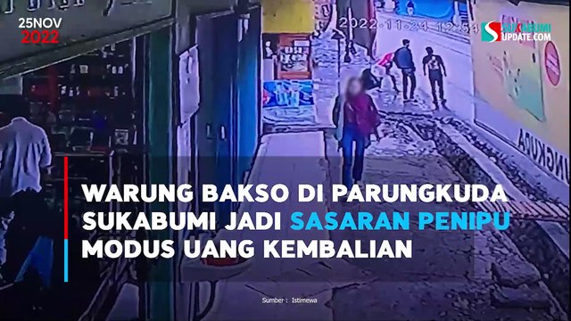 Warung Bakso di Parungkuda Sukabumi Jadi Sasaran Penipu Modus Uang Kembalian