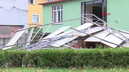 DEPREMDE HASAR GÖREN SARIDERE KÖYÜNÜN CAMİSİ İÇİN İÇİN YIKIM KARARI