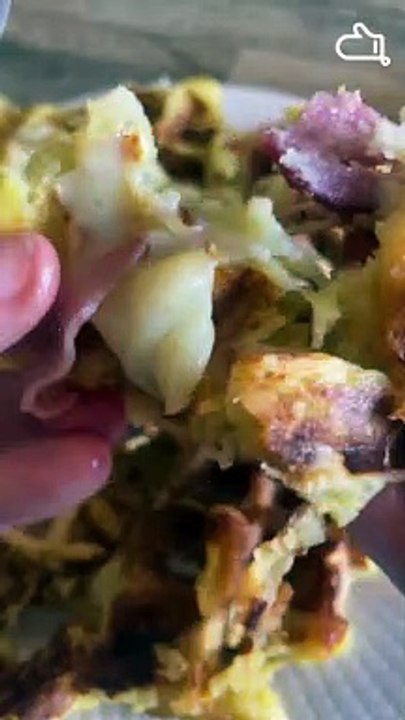 Gaufres aux restes de raclette