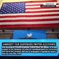 'Amnesty' for suspended Twitter accounts
