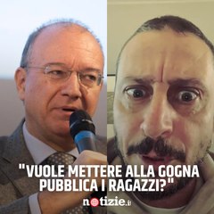 Luca Bizzarri su Valditara: "Vuole mettere alla gogna pubblica i ragazzi?"