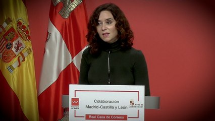 Ayuso afirma que la votación de la sedición en el Congreso es "una violación del Estado de Derecho"